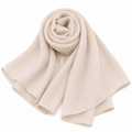 Beige Chiffon Scarf