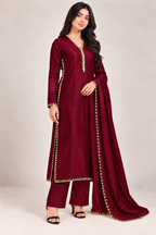 Green Chatta Patti Lace Outfit – Your Colour, Your Fabric FOR BEIGE