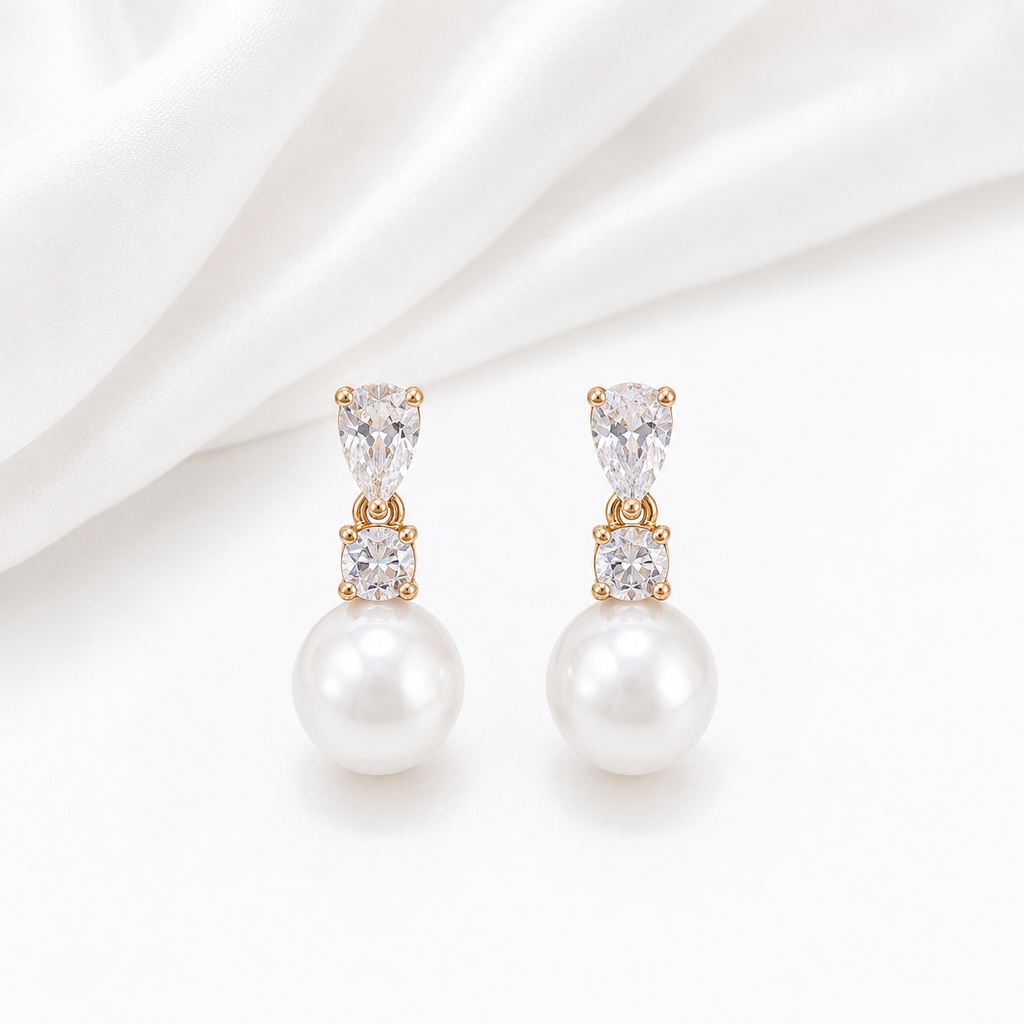 Luxurious Pearl Drop Earrings