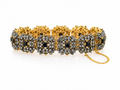 Vintage Floral Crystal Bracelet