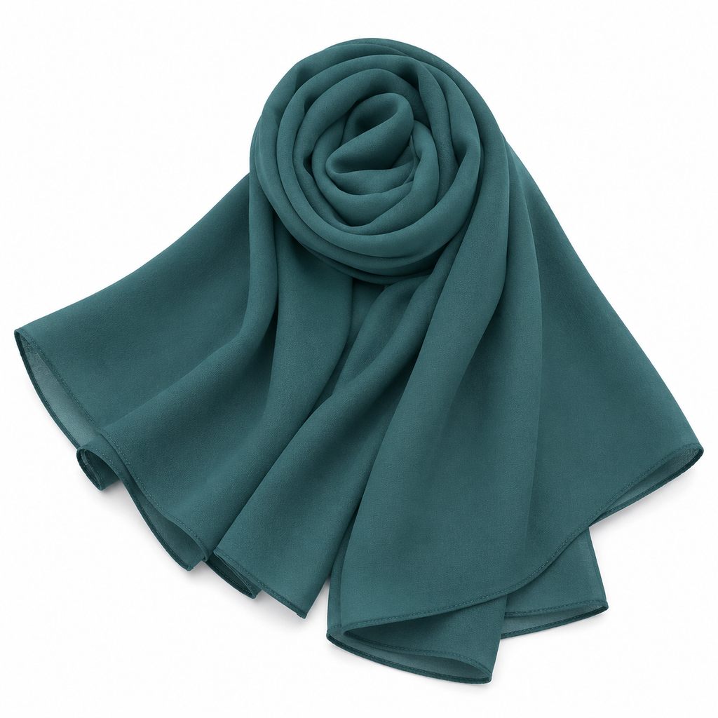 Dark Teal Green Scarf