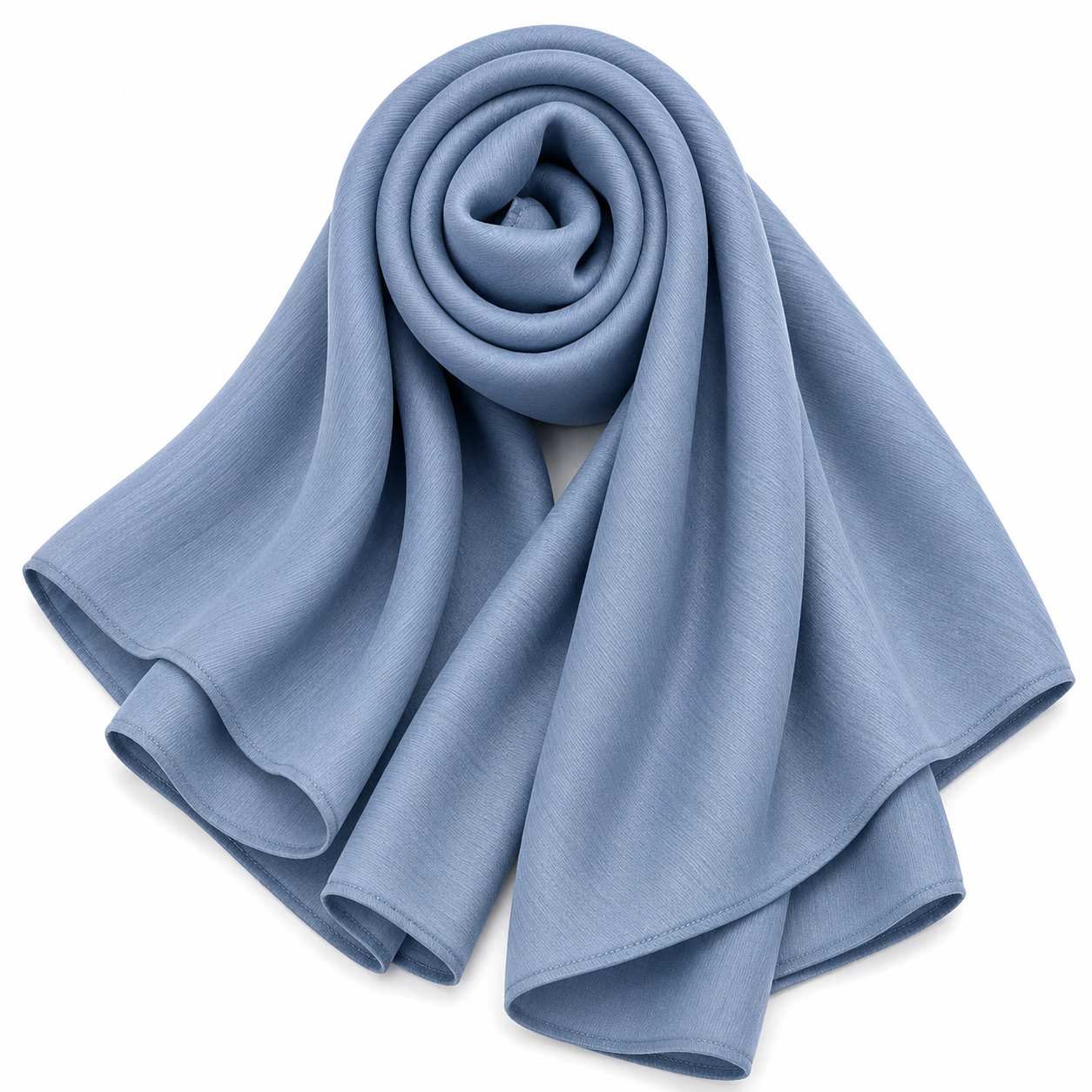 Light Blue Silk Scarf