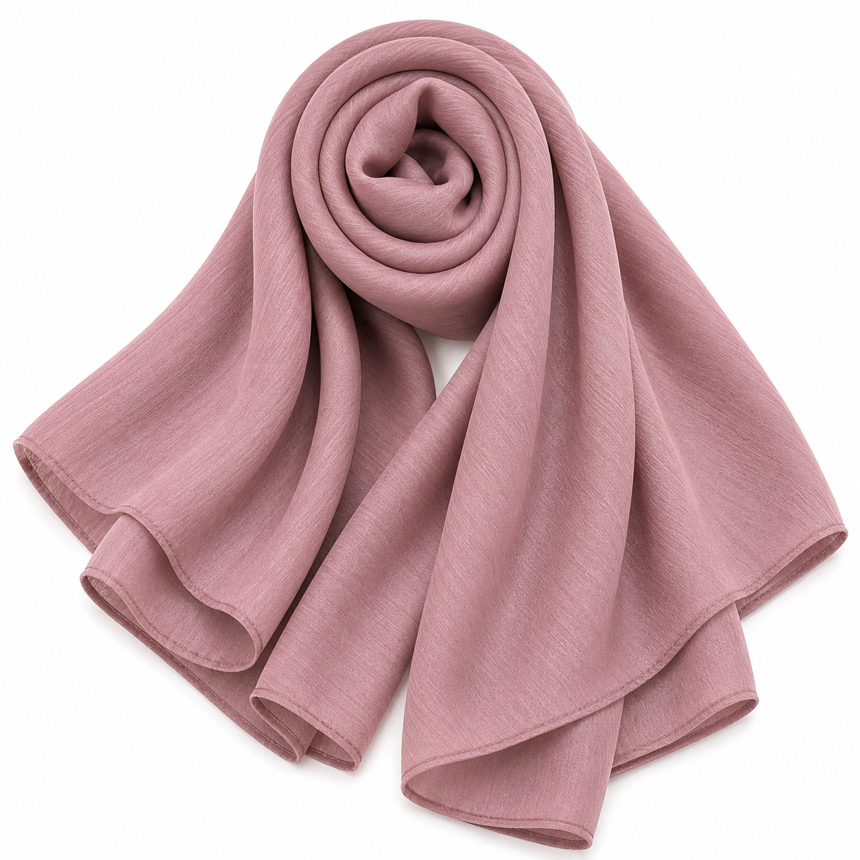 Light Dusty Pink Silk Scarf