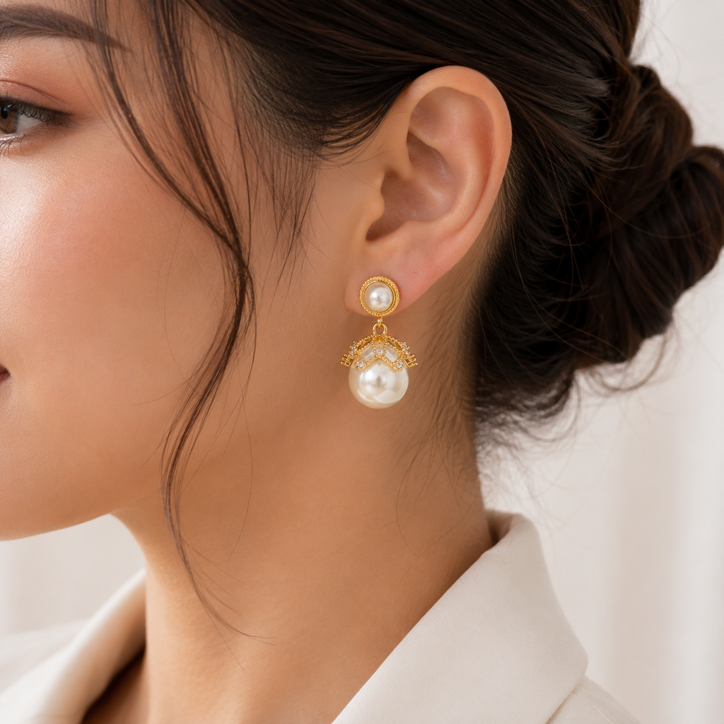 Timeless Pearl Drop Earrings